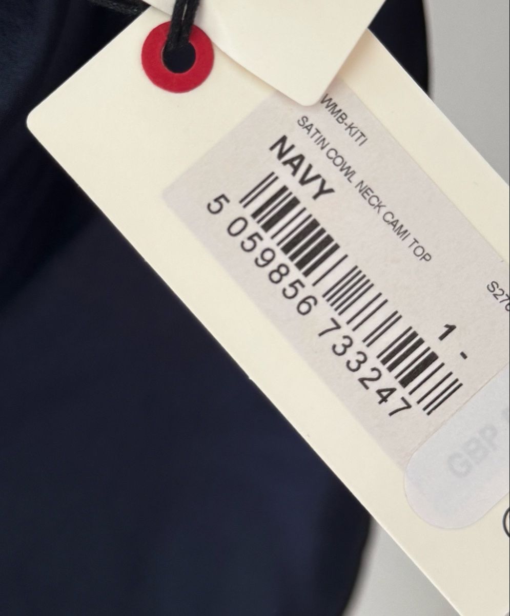 Tops: Ted Baker KITI Satin-Top Navy  – Neuf avec emballage d'origine à Zürich par di_archive 4