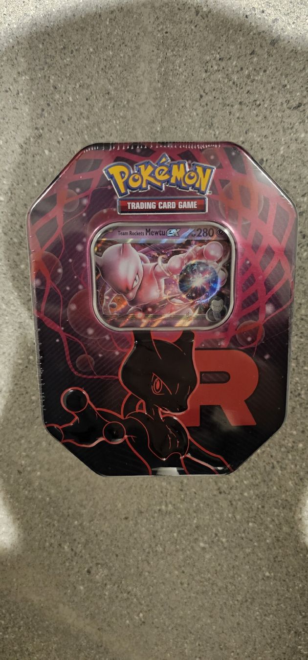 Pokemon Team Rocket Tin Box neu versiegeltes & 2 Booster (Neu und ...