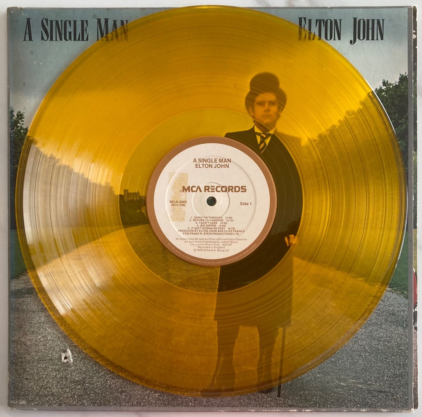 Dischi in vinile: ELTON JOHN - A SINGLE MAN – Usato da Poliez-Pittet venduto da Newtown-Records
