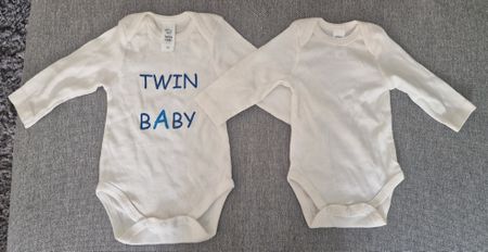 Body 2er Set Baby Club Grösse 56/62 weiss