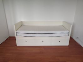 IKEA - HEMNES - White bed child, can be doubled, 3 drawers.
