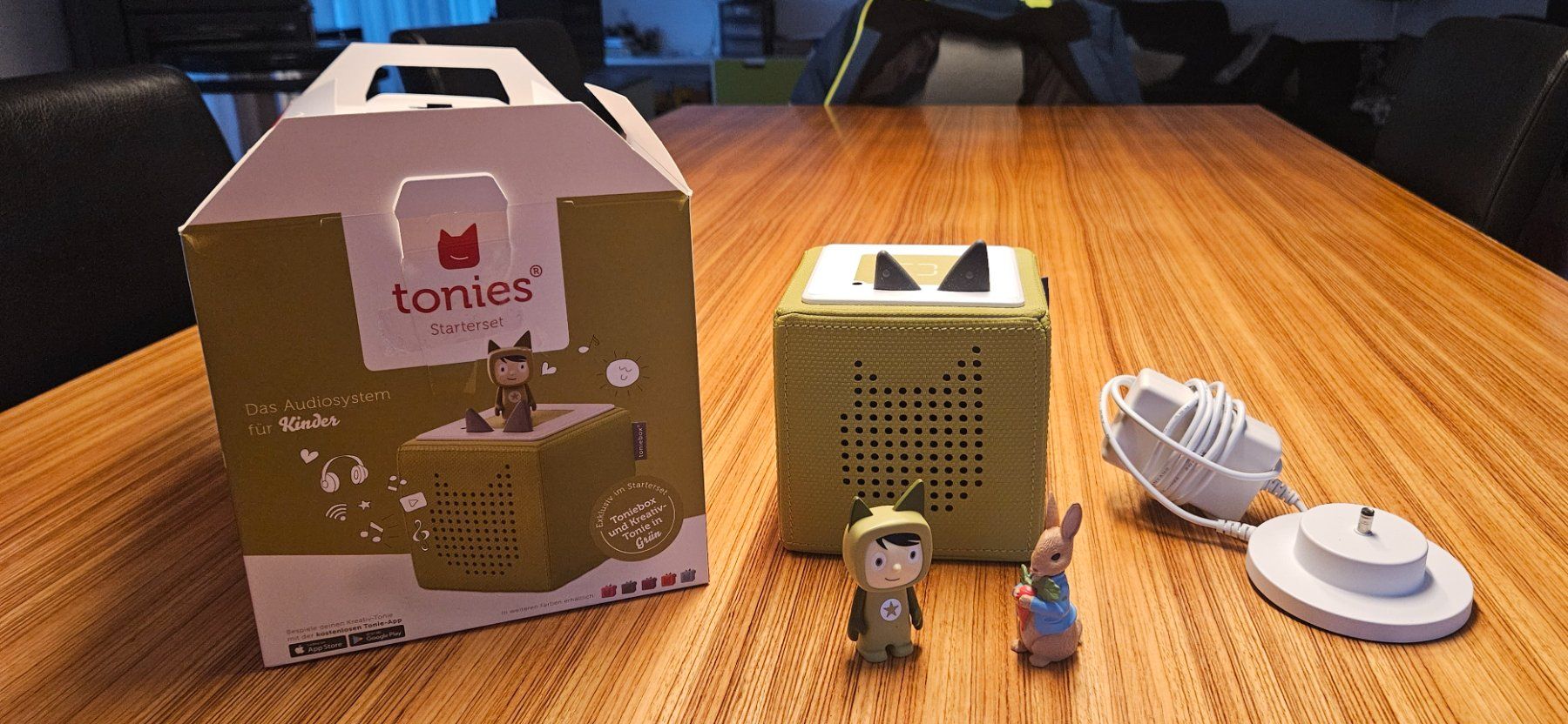 Toniebox Starterset grün inkl. KreativTonie u.