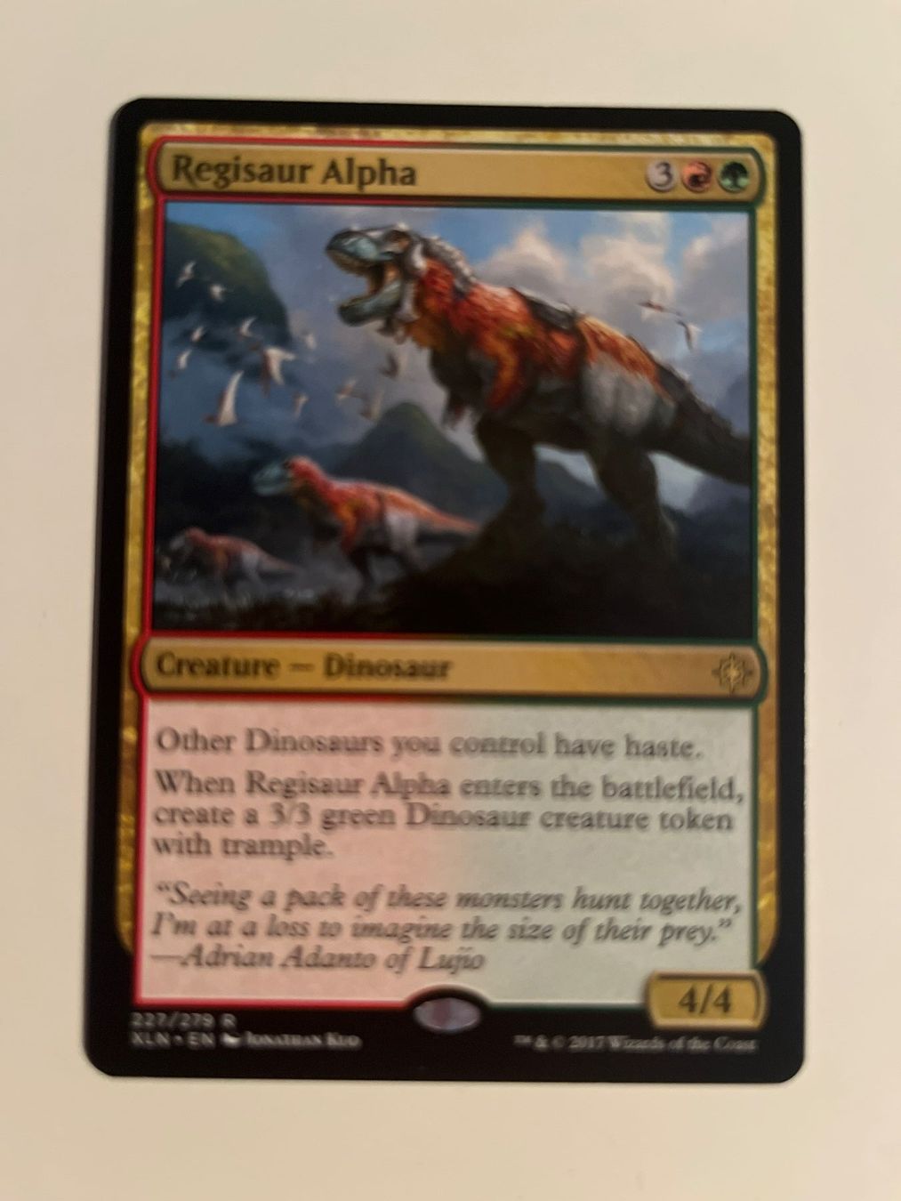 Magic The Gathering Carte collezionabili: 1 x Regisaur Alpha - Magic: The Gathering - MtG – Usato da Kriens venduto da Shadi1980