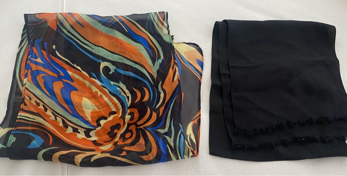 Foulard & Sciarpe: 2 x Seiden Schal  – Usato da Opfikon venduto da Luis144 1
