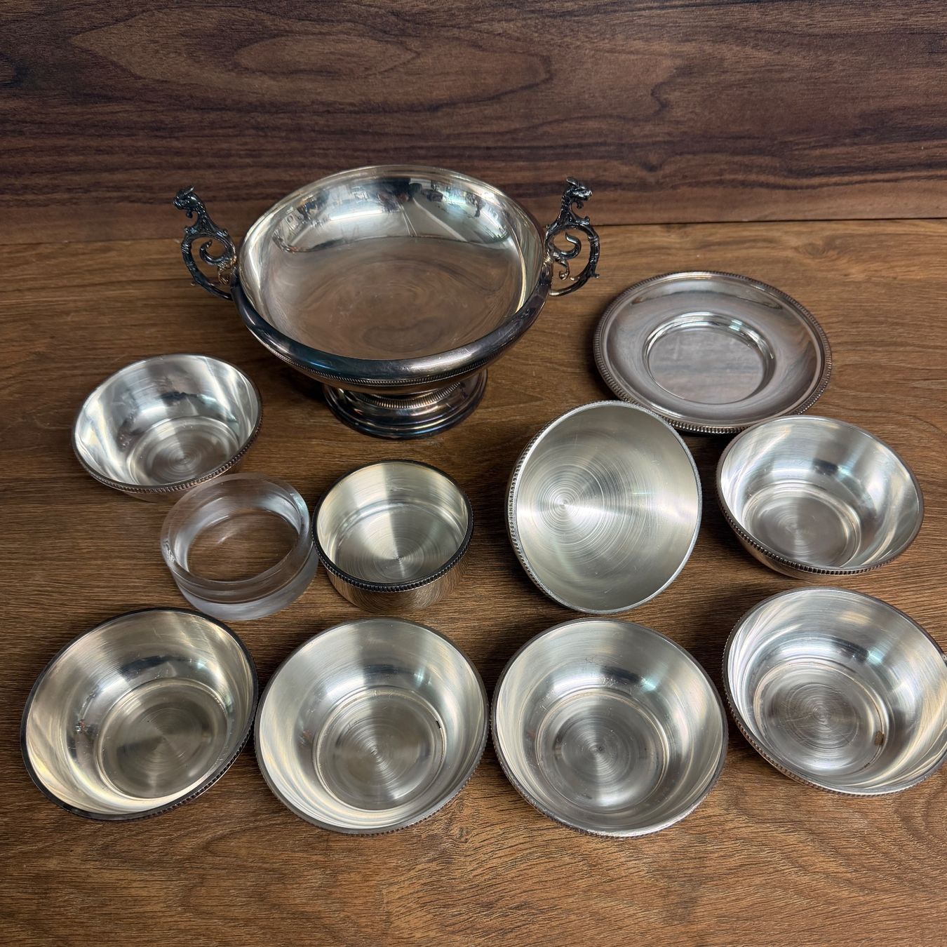 Set di piatti: Jolie Table Silber-Schalen-Set, 12-teilig – Usato da Nussbaumen AG venduto da olitech5415 1