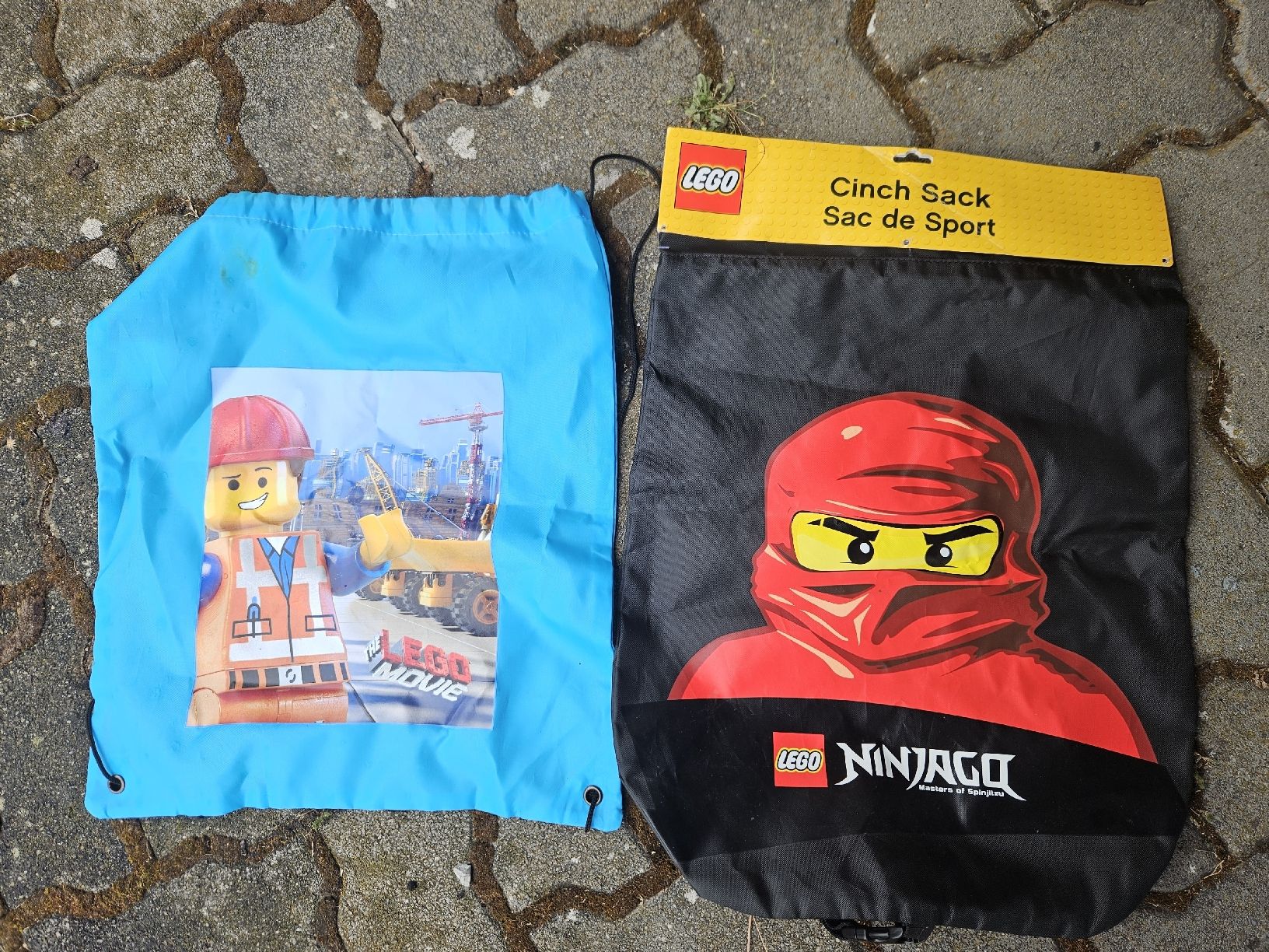 Kindertaschen: 2er Set Beutel LEGO Ninjago  – Neu (gemäss Beschreibung) aus Koppigen von Thomkop