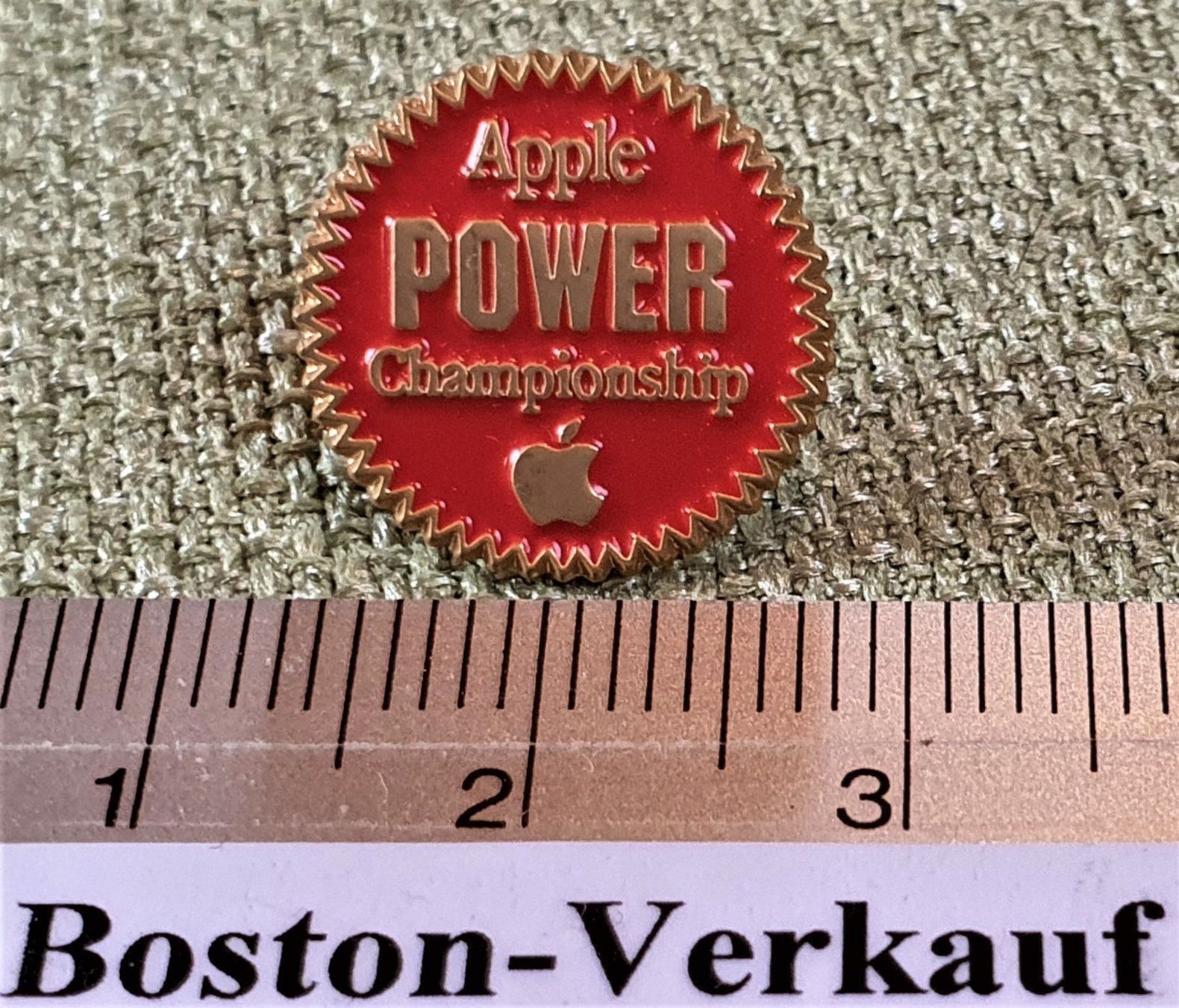 Plaketten & Abzeichen: E436  Pin PC / Apple Power Championship – Gebraucht aus Reinach BL von Boston-Verkauf 1