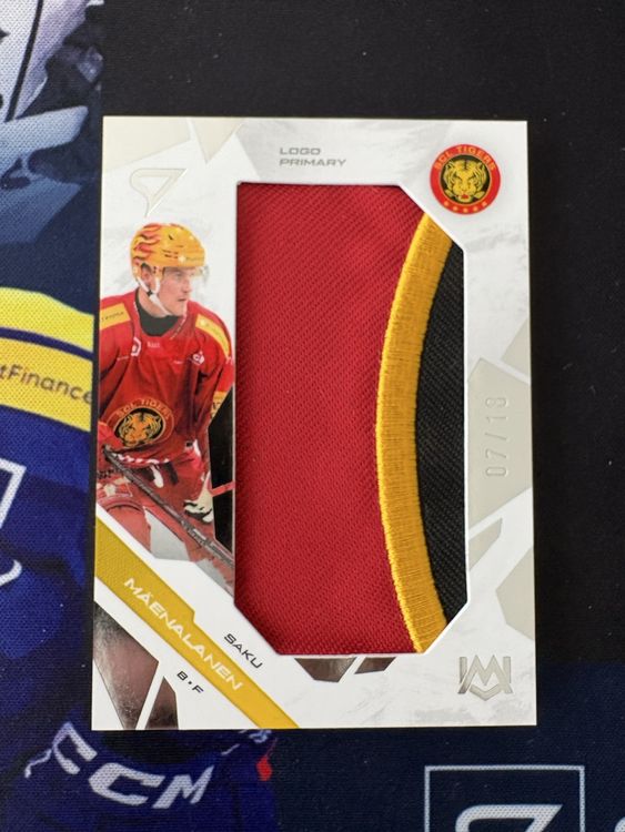 Saku Mäenalanen - SCL Tigers Patch-Karte UM (Neu (gemäss Beschreibung ...