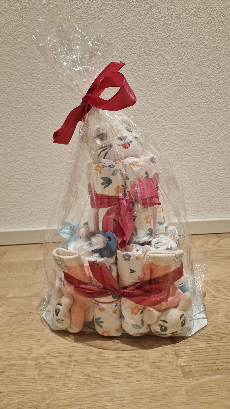 Bacs à couches & couches: Windeltorte Baby Geschenk Neu – Neuf avec emballage d'origine à Schaffhausen par Denise-95