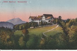 Solothurn-Weissenstein-Karte gelaufen 1917