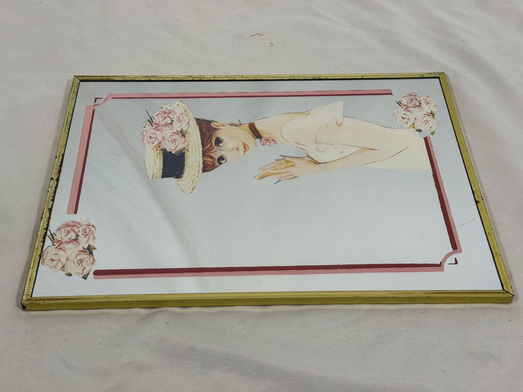 Specchi: Miroir Vintage "Élégante" - Années 70 – Usato da Tramelan venduto da lolopat 1