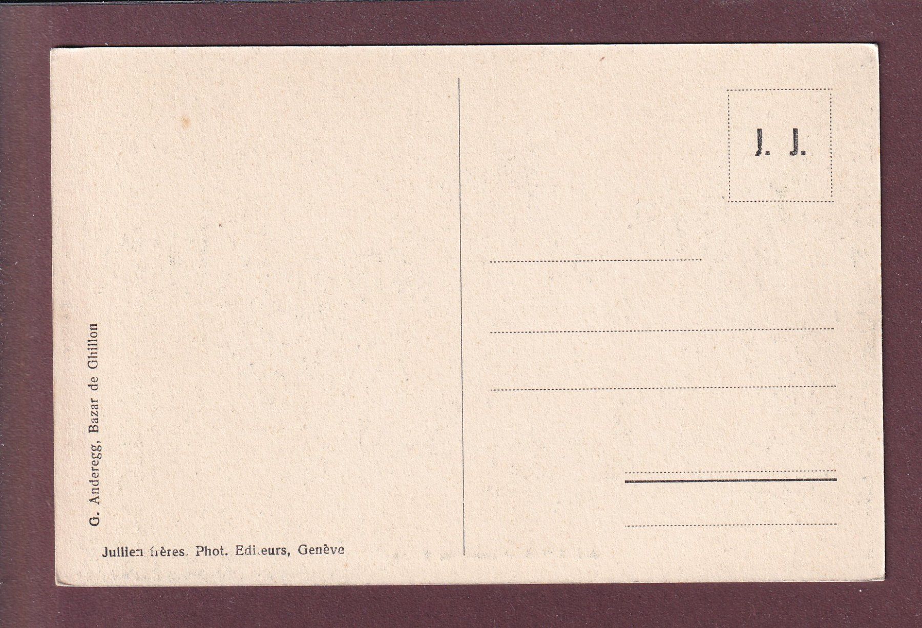 Cartes postales: Château de CHILLON - Souterrain – D'occasion à Pully par nicecards 1