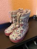Gummistiefel Blumenmuster Grösse 22/23 top tustand