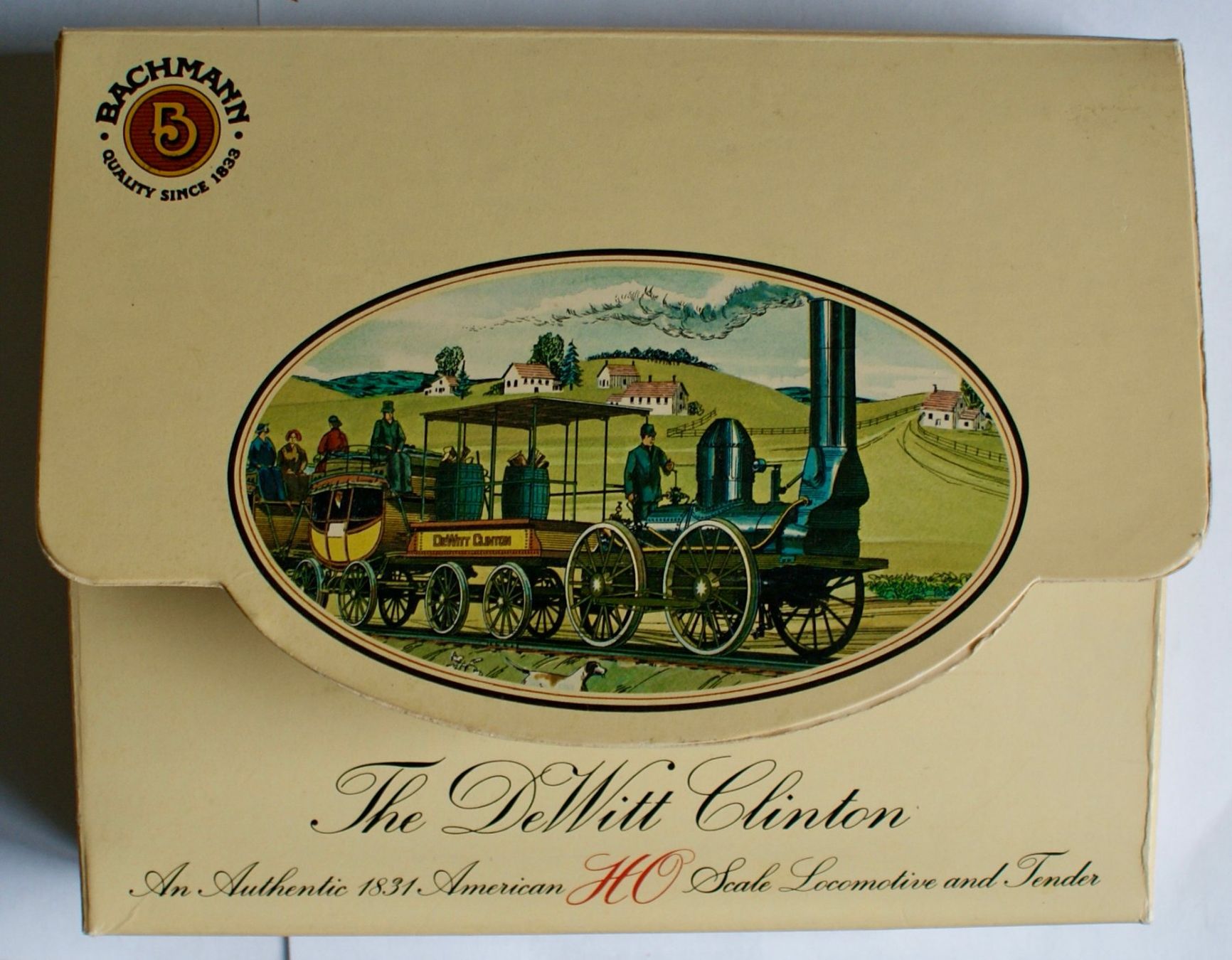 Modellini di ferrovie: DE WITT CLINTON 1831 et 3 wagons – Nuovo (secondo la descrizione) da Morrens VD venduto da alain50 7