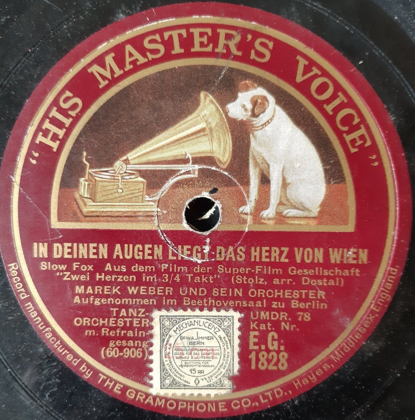 Dischi in vinile: Marek Weber Und Sein Orchester (10") – Usato da Genestrerio venduto da TheMad