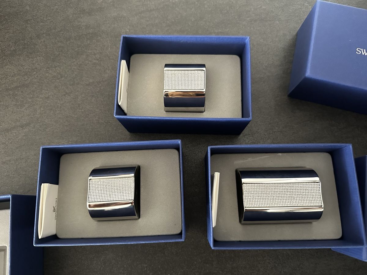 Swarovski Kerzenständer: Original Swarovski Kerzenhalter Set 3Stk – Gebraucht aus Eglisau von Brewster1 4