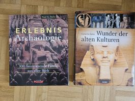 Zwei Sachbücher: Erlebnis Archäologie, Wunder alter Kulturen