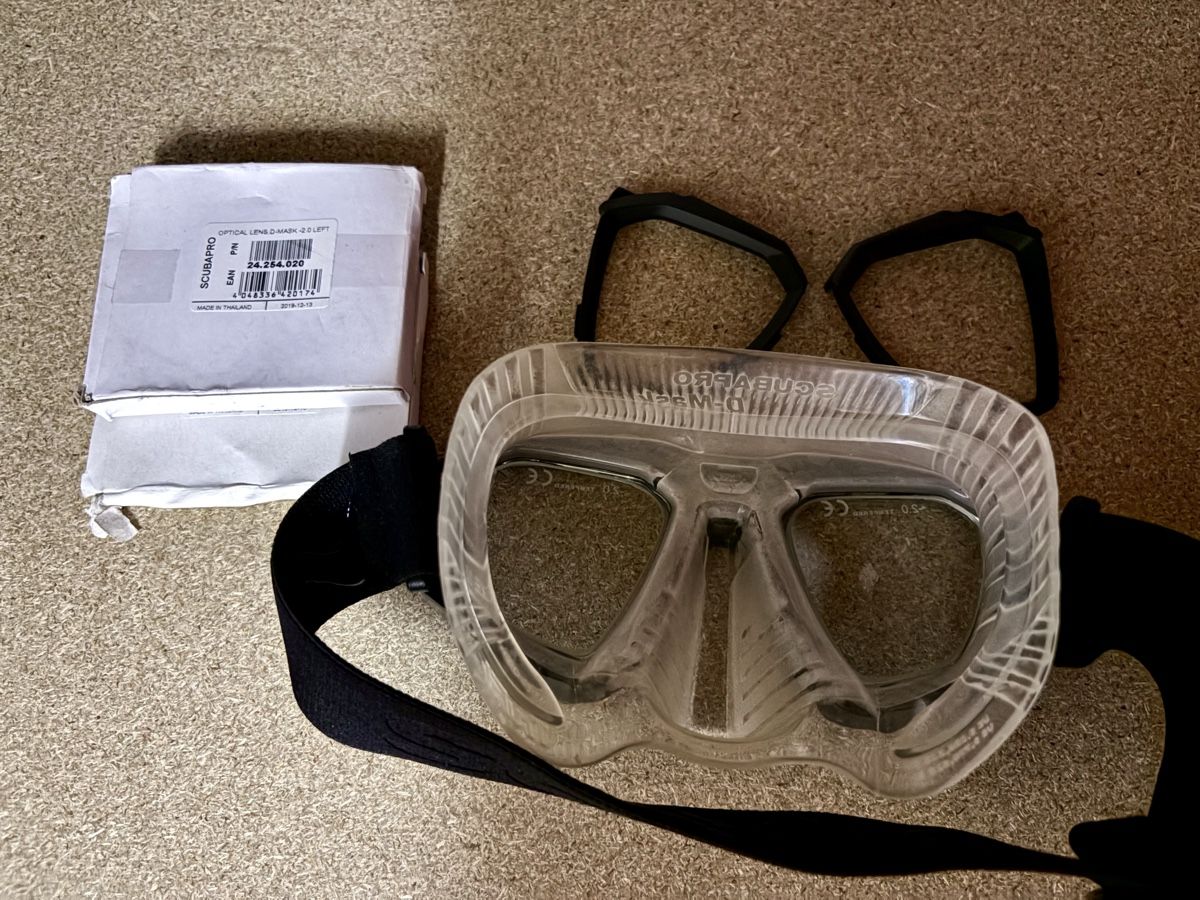 Scubapro Pinne, Maschere & Boccagli: Scubapro D-Mask – Usato da Bettwiesen venduto da wombat90 2