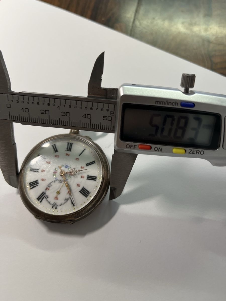 Montres: Antike Taschenuhr 0,800 Silber  – D'occasion à Rheineck par UhrenReinhardt 5