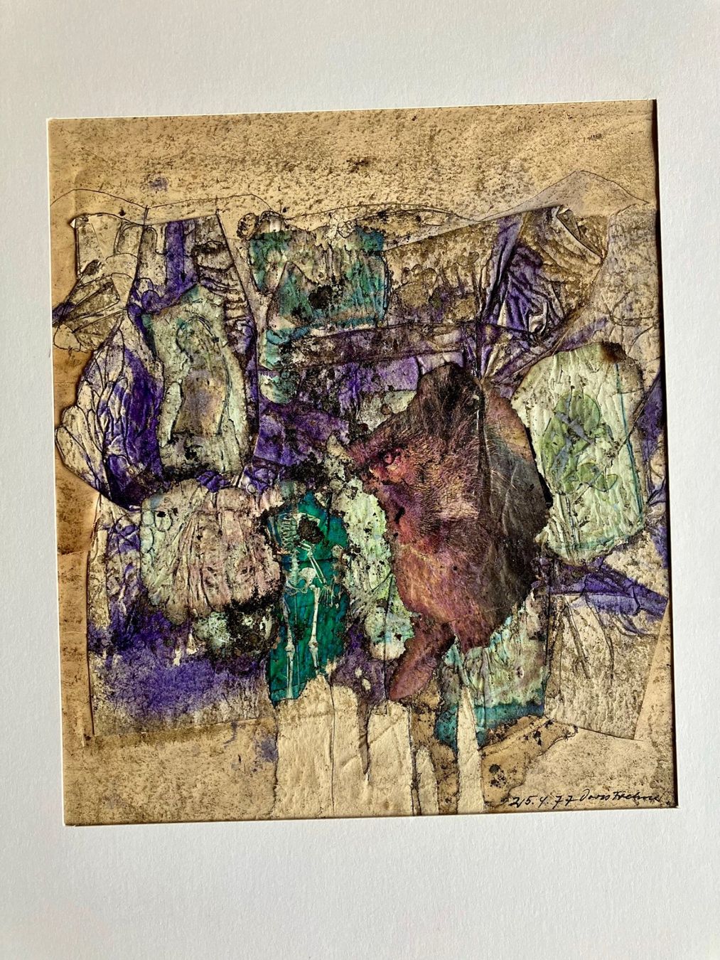 Dipinti: Collage von Doris Frehner Winterthur – Usato da Winterthur venduto da Barunggeli 1