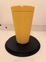 Aschenbecher gelb mit Aufschrift neu