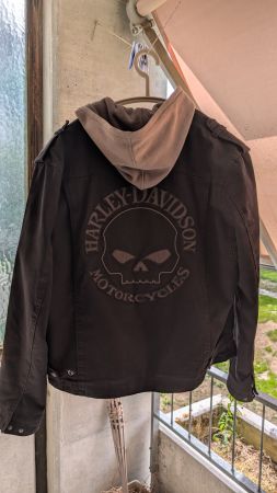 Harley-Davidson Jacke Skull 💀 mit Kapuze