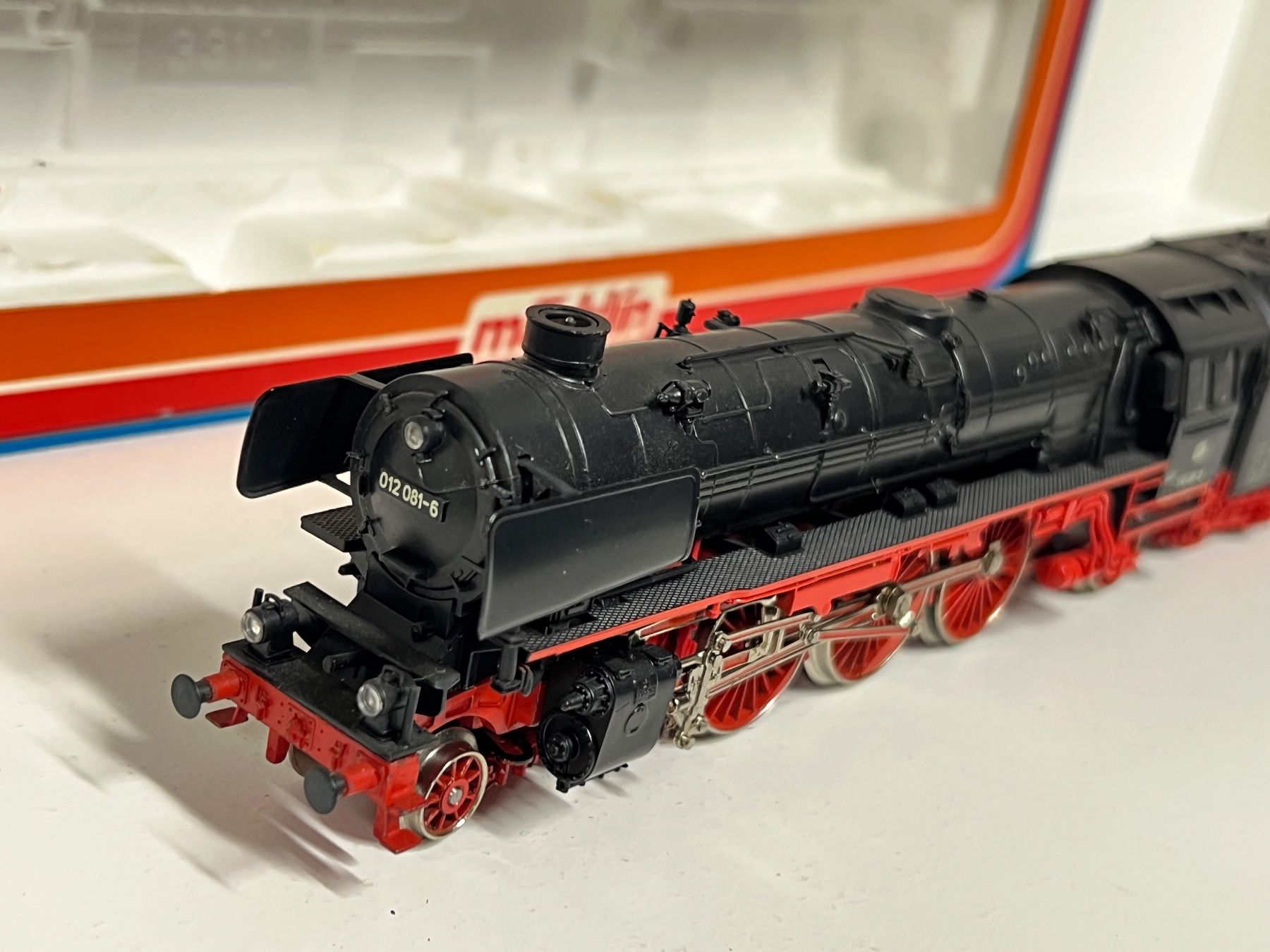 Märklin Modellini di ferrovie: Märklin 3310 DB BR 012 081-6 Dampflok – Usato da Geroldswil venduto da TopTrain54 1