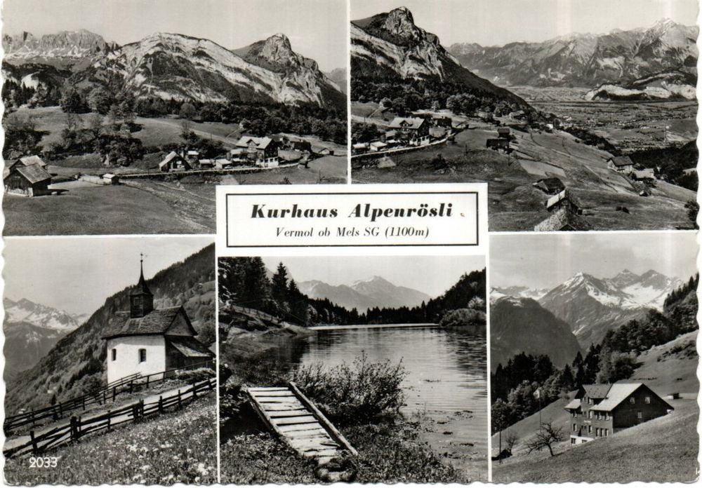 AK KURHAUS ALPENRÖSLI VERMOL OB MELS (Gebraucht) in Greifensee für CHF ...