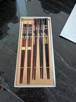Set von Wajima-nuri-Essstäbchen