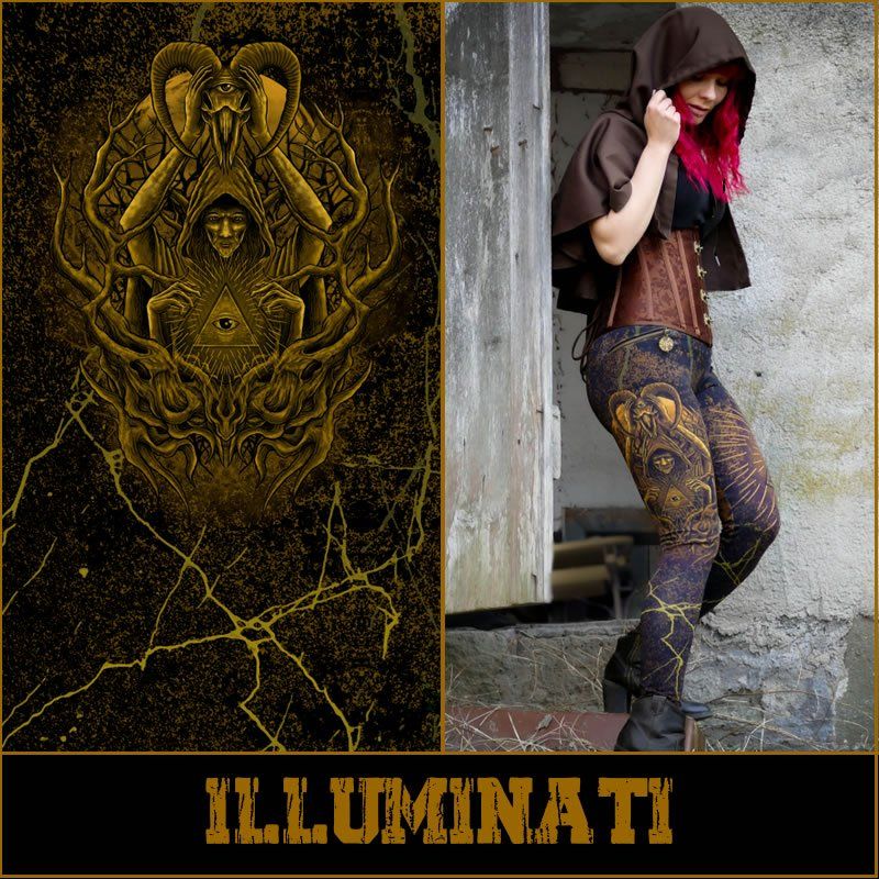 Tessuti: Panel "Illuminati" French Terry 200 x 150 cm – Nuovo e nell'imballaggio originale da Wiesenberg venduto da mountain-merch