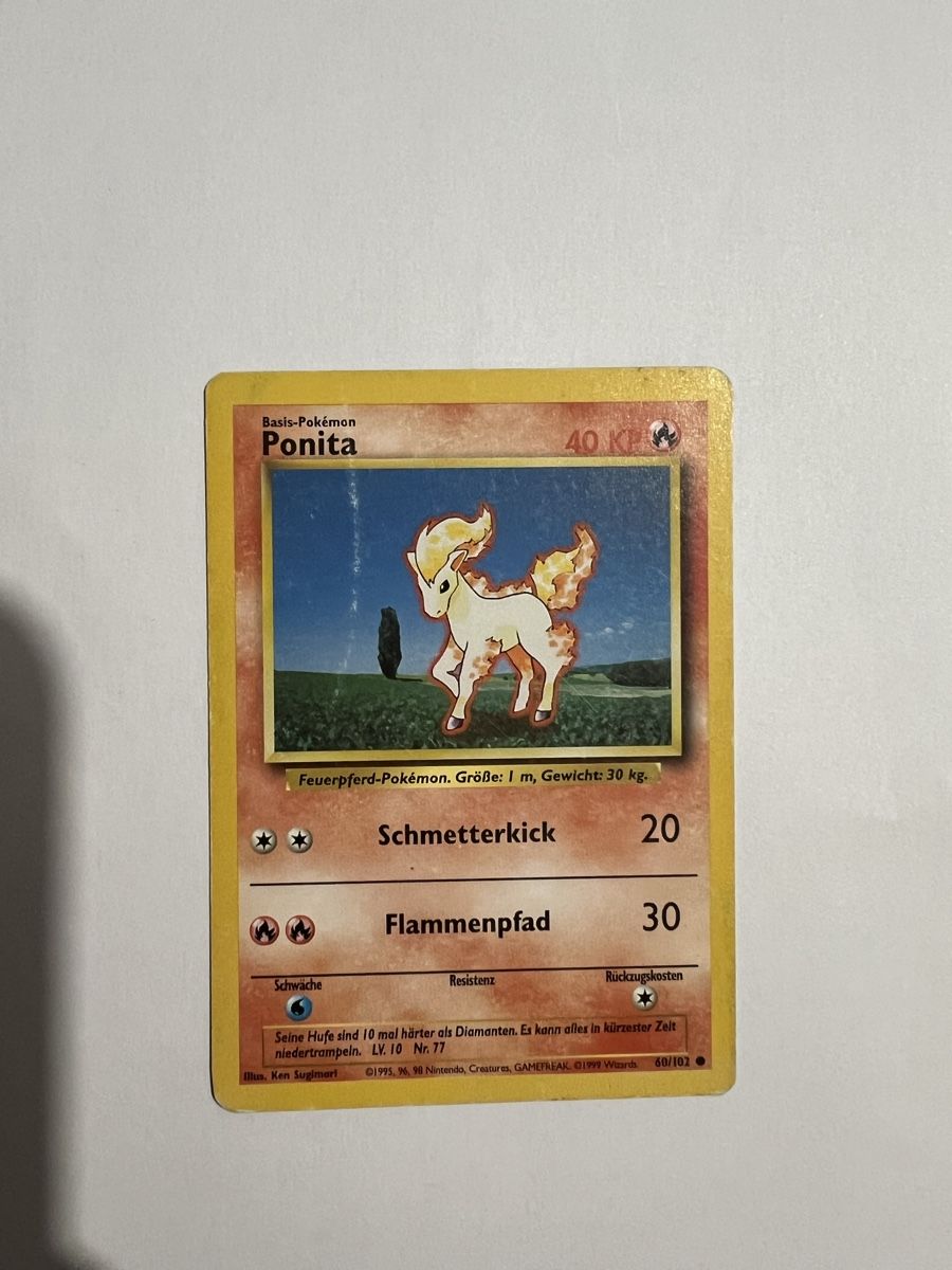 Pokémon Carte collezionabili: Pokemon Ponita Base Set – Usato da Willisau venduto da Neiro77