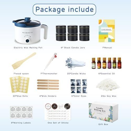 Kit bricolage: Kerzen Selber Machen Set mit elektrischem Wachsschmelzer – Nuovo e nell'imballaggio originale da Hundwil venduto da pak_b5sl 2