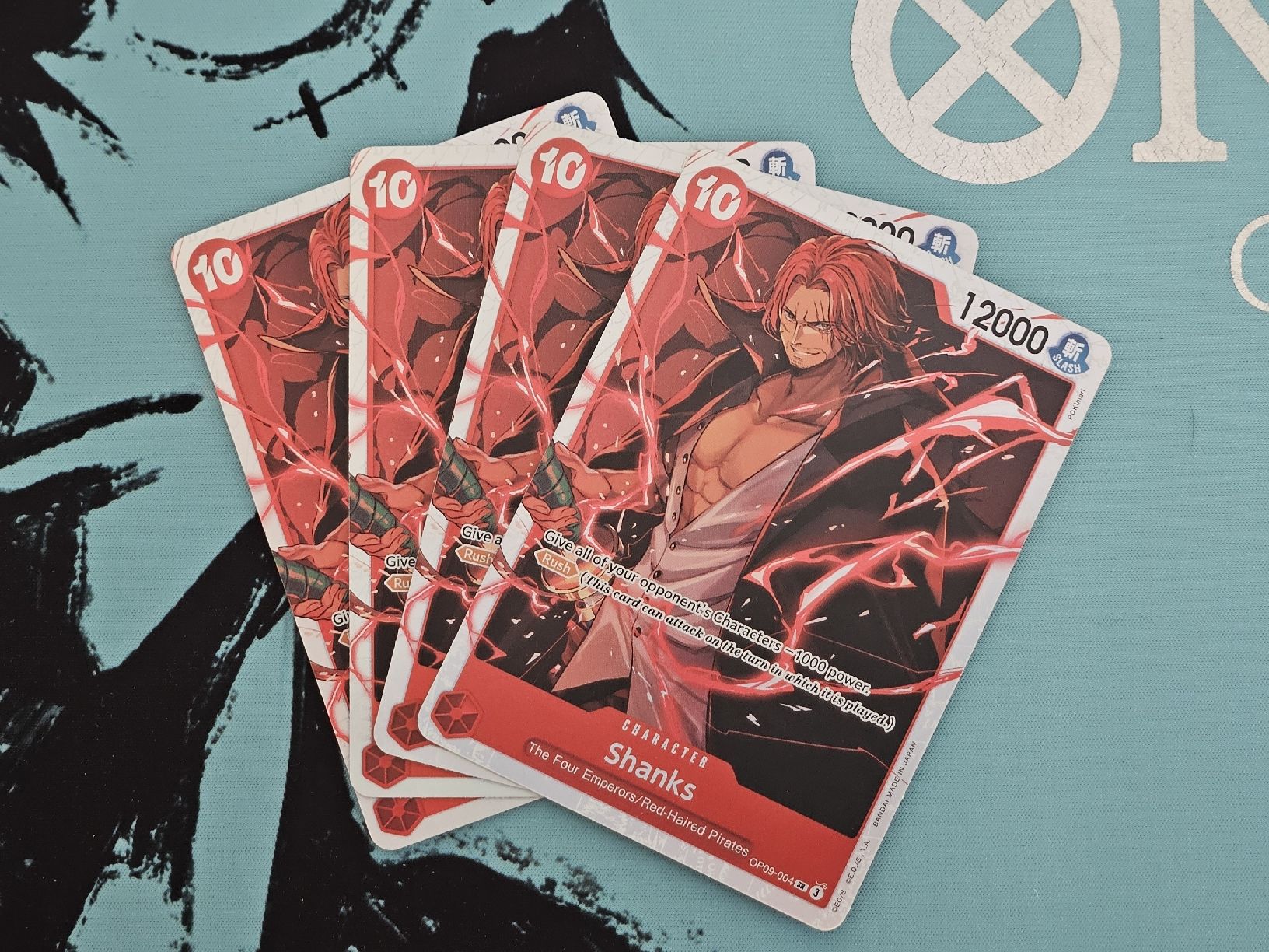 Bandai Sammelbilder & Trading cards: 4x One Piece TCG - Shanks EN – Neu (gemäss Beschreibung) aus Safnern von wil_z6qf