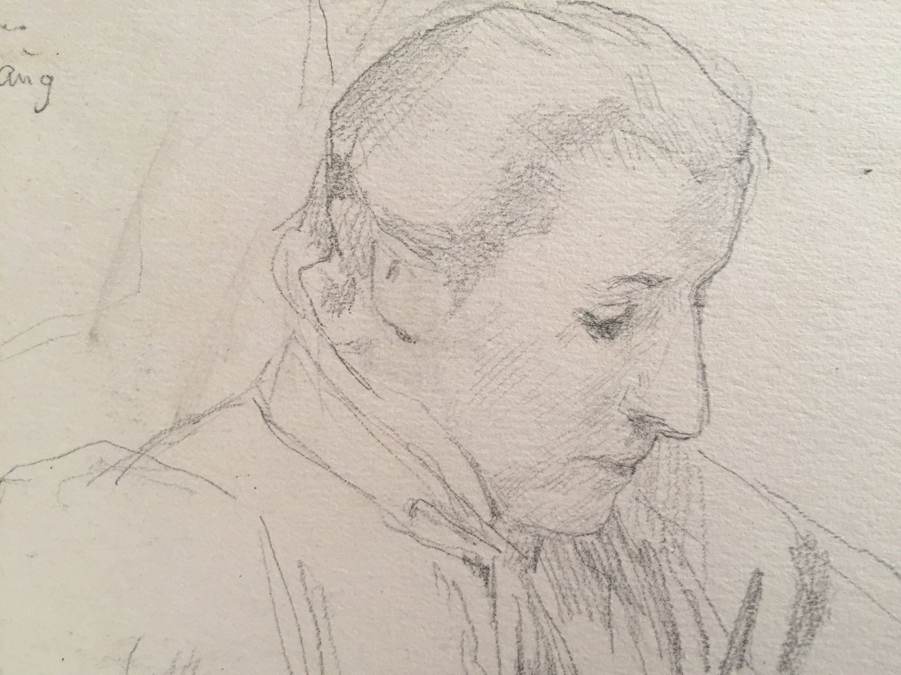 Dipinti: Albert Anker, Original Bleistiftstudie – Usato da Einsiedeln venduto da artgallery59 3