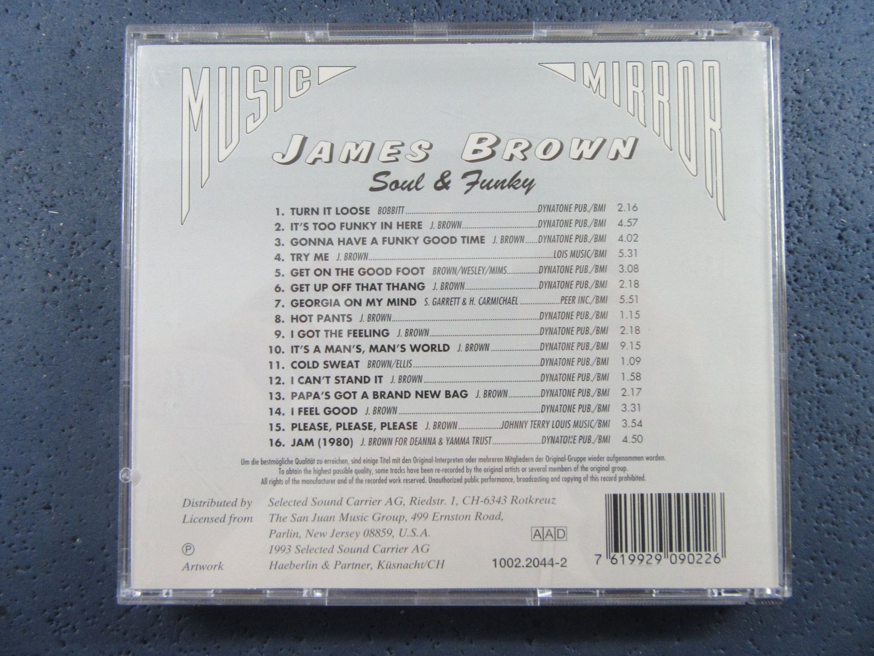 CD: JAMES BROWN " MUSIC MIRROR " SOUL&FUNKY CD – Usato da Ettingen venduto da Hausi4711 2