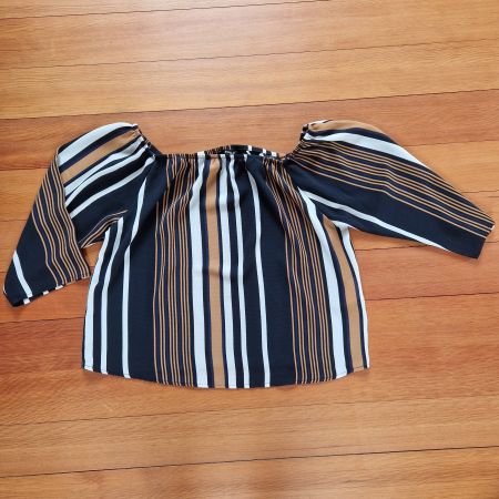 ONLY Carmenbluse gestreift Gr. S 36 Top Herbst