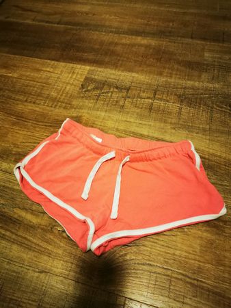 Süssi Sommer Shorts, Koralle mit weissem Rand, Grösse S