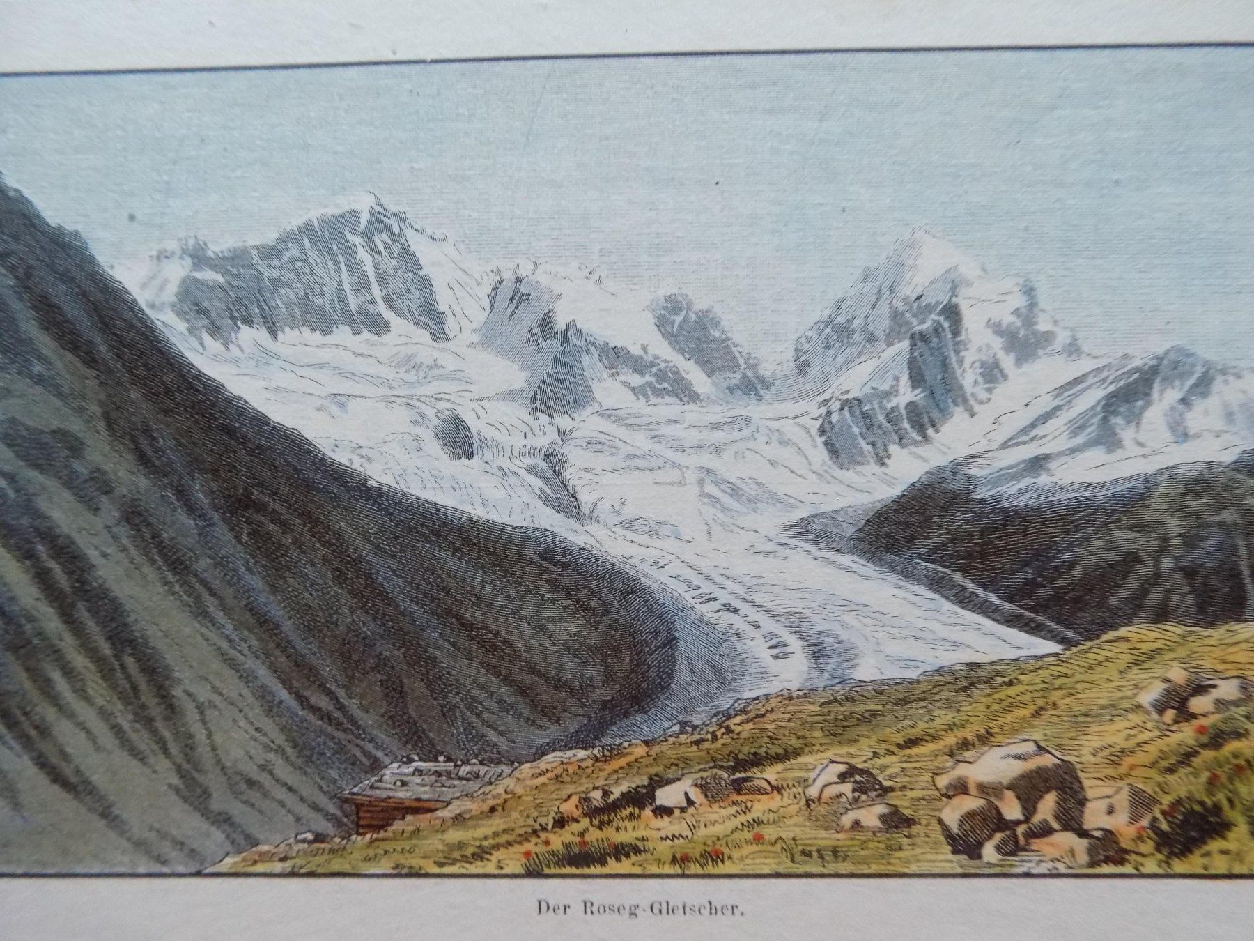 Incisioni: Roseg Gletscher Engadin – Usato da Risch venduto da Antikfee 3