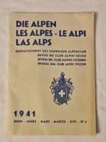 Die Alpen – Monatsschrift SAC März 1941 – XVII No. 3