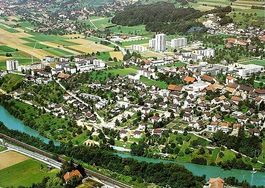 NUSSBAUMEN bei Baden - Flugaufnahme - Baustelle