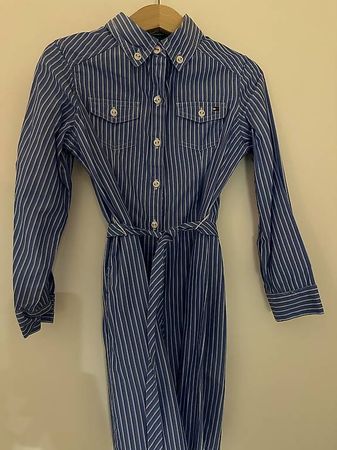 Tommy Hilfiger Hemdkleid blau weiss