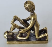 Tibetischen Erotik Sexy figur aus Messing
