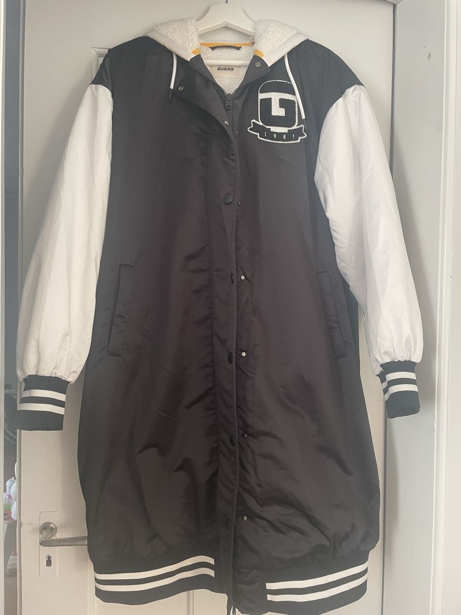 Guess Cappotti: GUESS Lange College Jacke, Gr. M – Usato da Bern venduto da Princesse_Stephanie