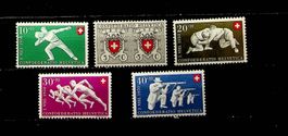 PRO PATRIA SÉRIE DE TIMBRES NEUF** 1950 SBK 30.00 / T637