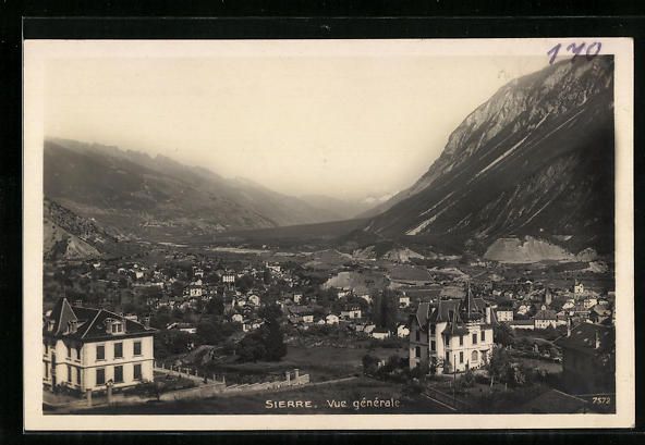 Cartoline postali: AK Sierre, Vue générale – Usato da Berlin venduto da bartko-reher