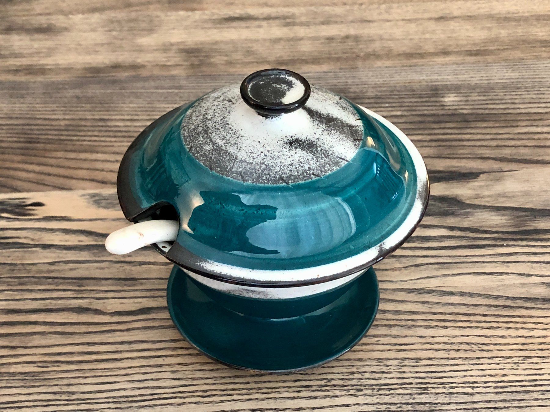 Linck Tazze: Linck Keramik Vintage Zuckerdose – Usato da Berg am Irchel venduto da Zweiti_Chance