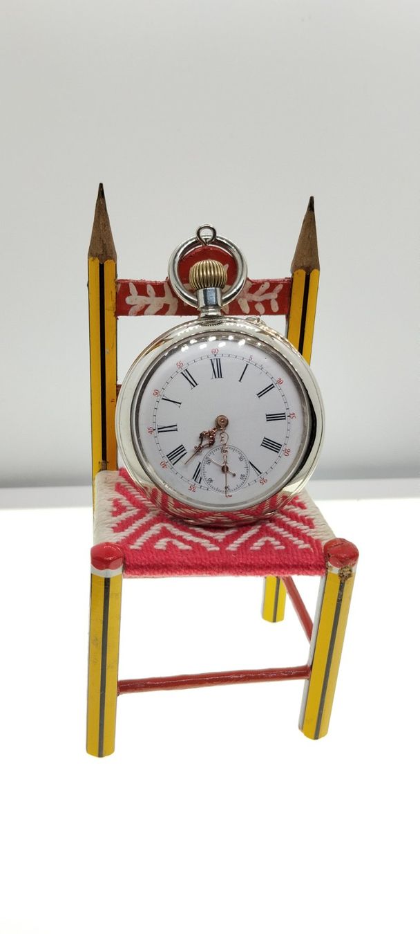 Uhren: Montre de poche cheval – Gebraucht aus La Chaux-de-Fonds von jac_9llg