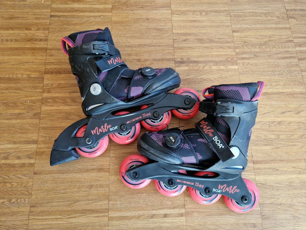 K2 Skates Marlee Pro 30F0225.1.1.L Inlineskates Voor Meisjes Lichtblauw Paars 67976871013ede8ff503288c