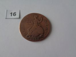 Münze 1/2 Penny 1772  George III - SS – England
