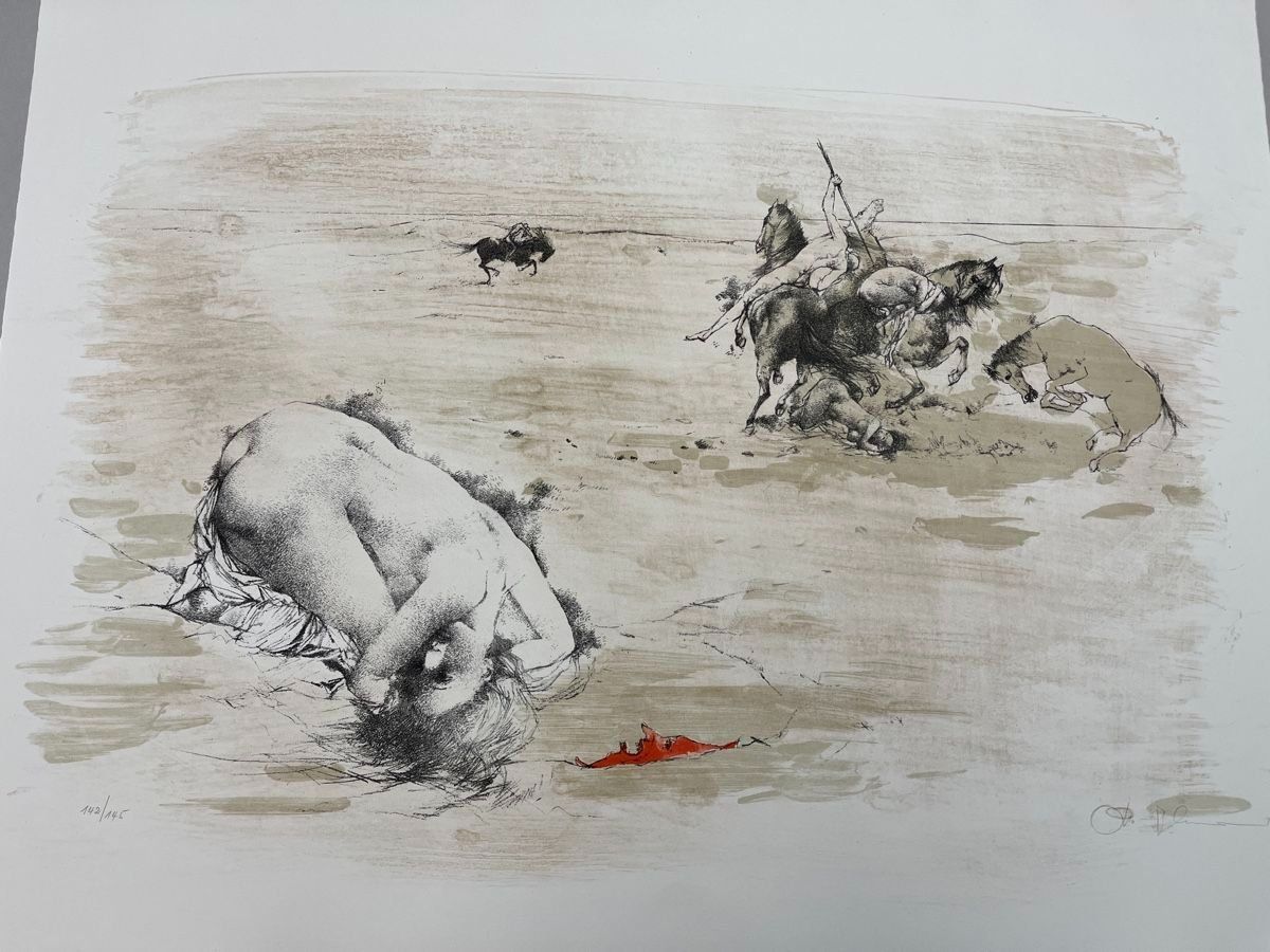Arts picturaux & lithographies: Otto Bachmann LITHOGRAPHIE SIGNIERT NUMMERIERT – D'occasion à Gersau par grafik-kunst 5